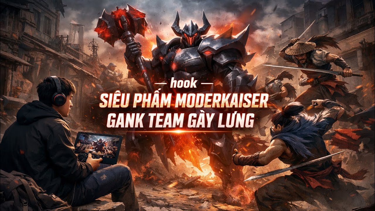 Tốc Chiến: Moderkaiser gank team mà không nổi, team bạn quá mạnh😭