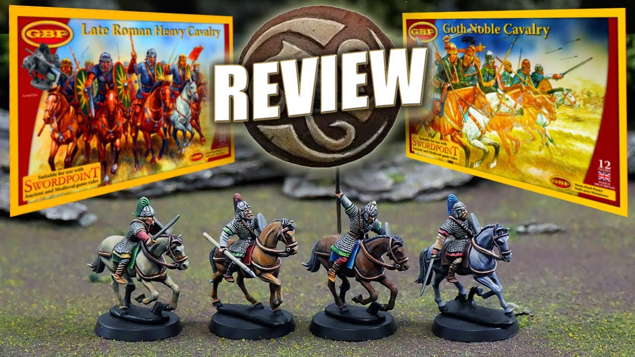 Goth Noble and Late Roman Heavy Cavalry Plastic Sets from Gripping Beast - Two Kits , One Review!