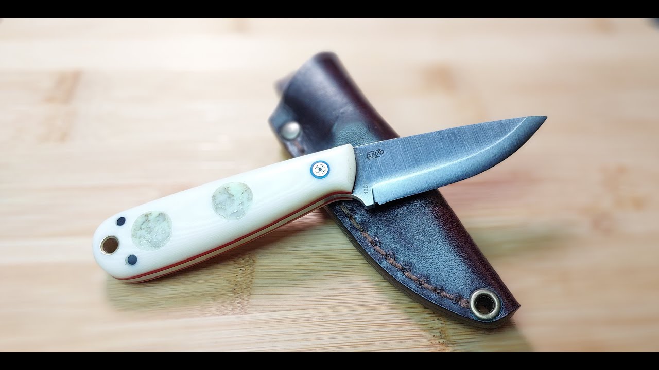 Enzo Necker 70 kit - beautiful compact EDC fixed blade knife