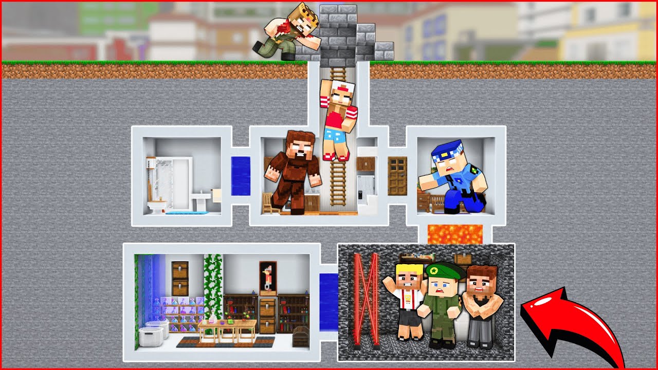 HEROBRİNE ORDUSU YERALTI SIĞINAĞINI BULDU! 😱 - Minecraft