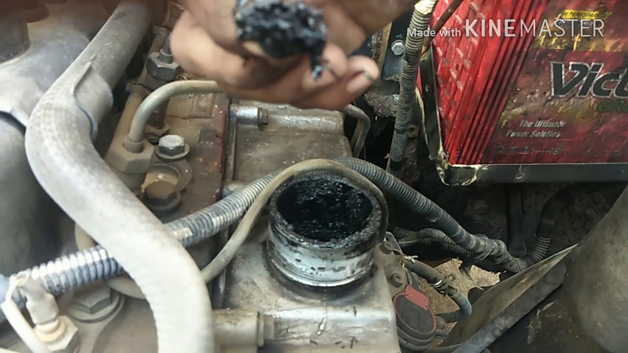 Bolero egr cleaning black smoke की problem