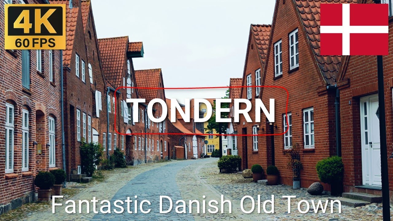 4K TØNDER, DENMARK 🇩🇰 | 2024 | Walk in Cute Historic Old Town