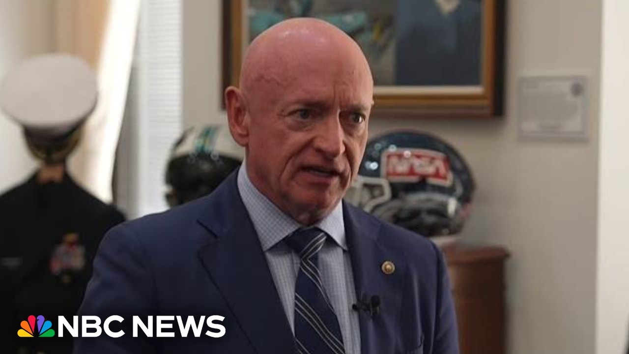 Sen. Mark Kelly says the U.S. government should be &lsquo;more proactive&rsquo; about AI scams
