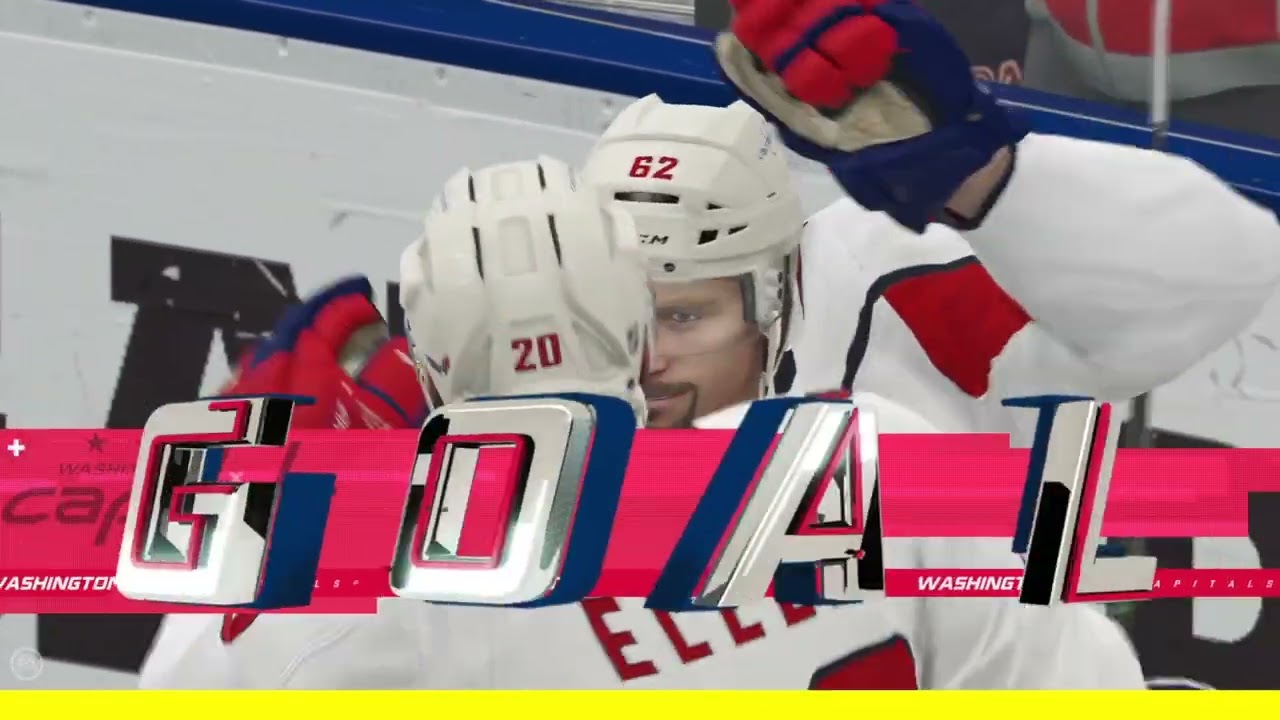 NHL 21 capitals vs panthers ft my dad