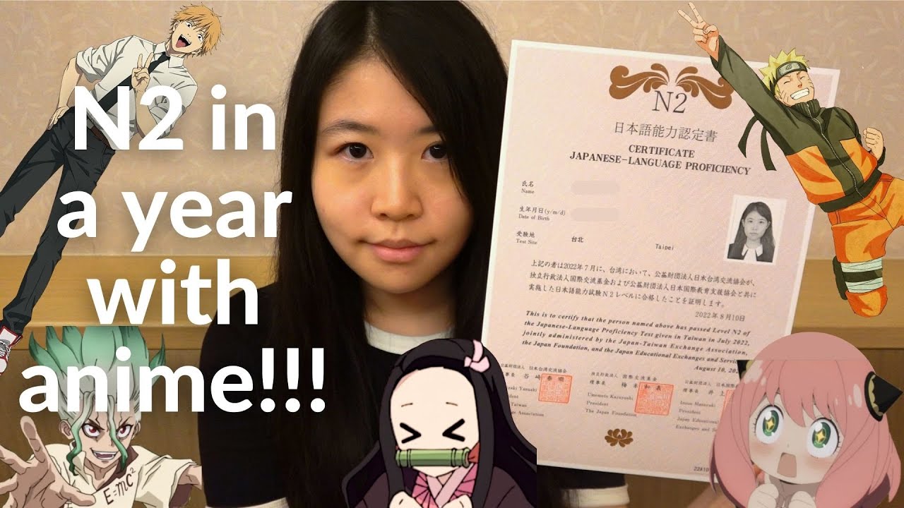 How I passed JLPT N2 in a year with the help of anime