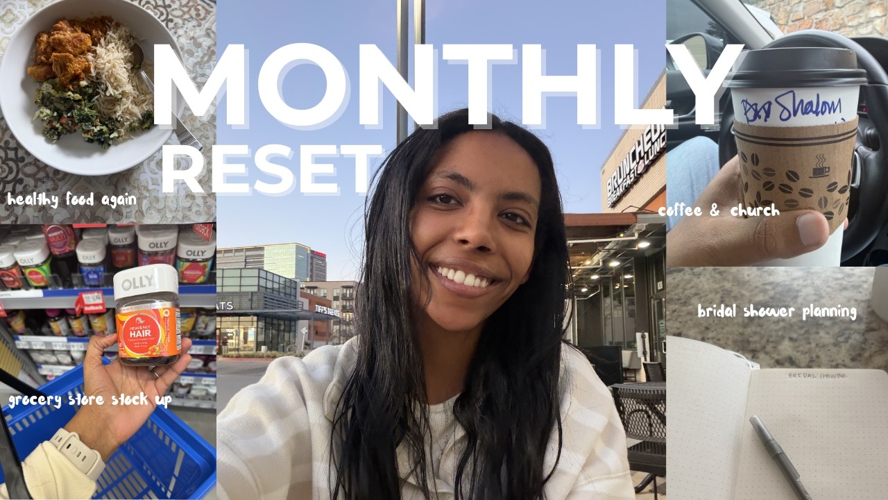 March Reset Routine 🌻  Groceries, Budgeting & Wash Day (Realistic Vlog)