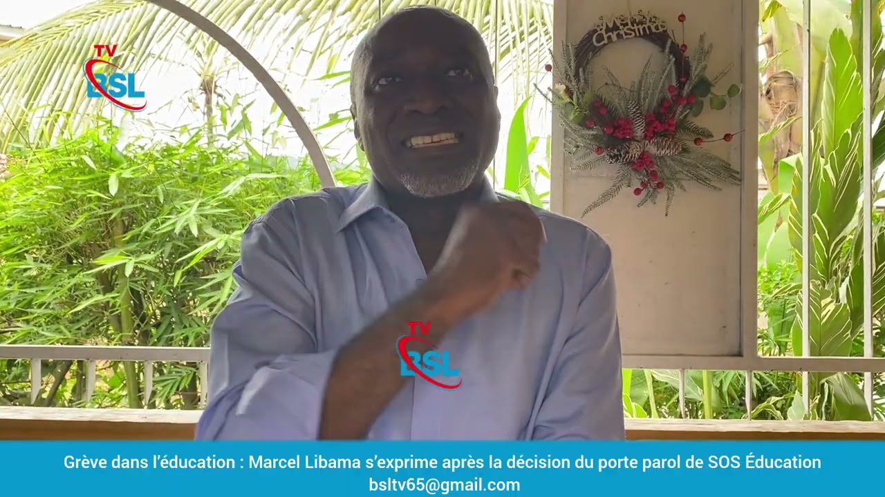 Grève dans l'éducation :Marcel Libama s'exprime après la décision du porte parol de SOS éducation