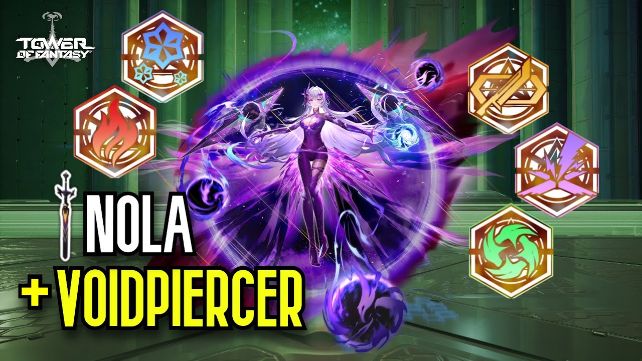 【TOF】A0 +4pc Voidpiercer & Nola SWEEPS Sequential Phantasm! - Tower of Fantasy