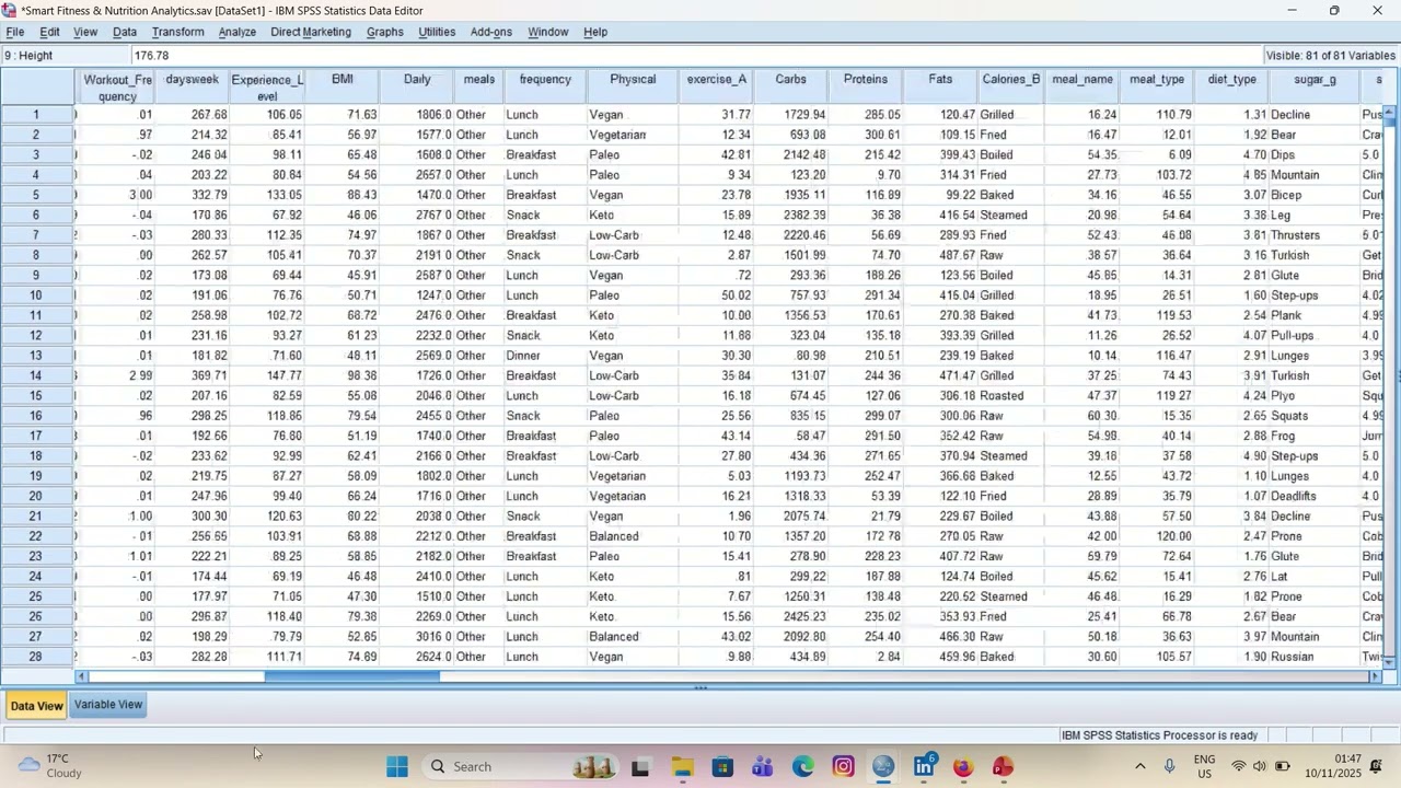 identifying and handling missing values by single imputation in SPSS