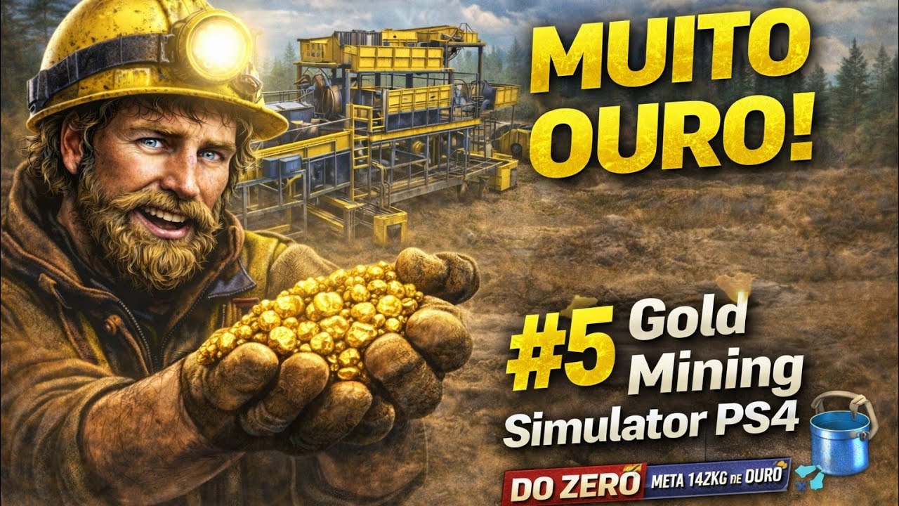 A MAIOR LAVAGEM DA SÉRIE! ⛏️💰 Rumo aos 142KG de Ouro! | Gold Mining #5