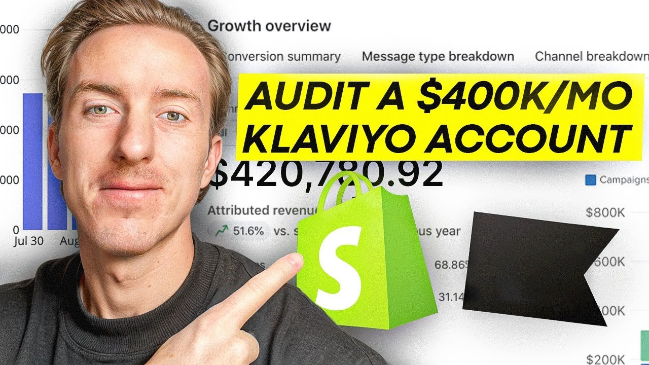 Watch Me Live Audit a $400k/month Klaviyo Account | Ecommerce Email Marketing