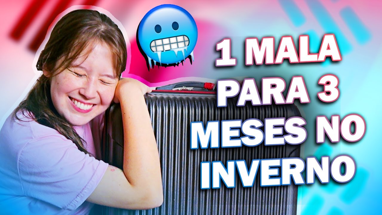 Arrumando a mala para o INTERCÂMBIO na COREIA