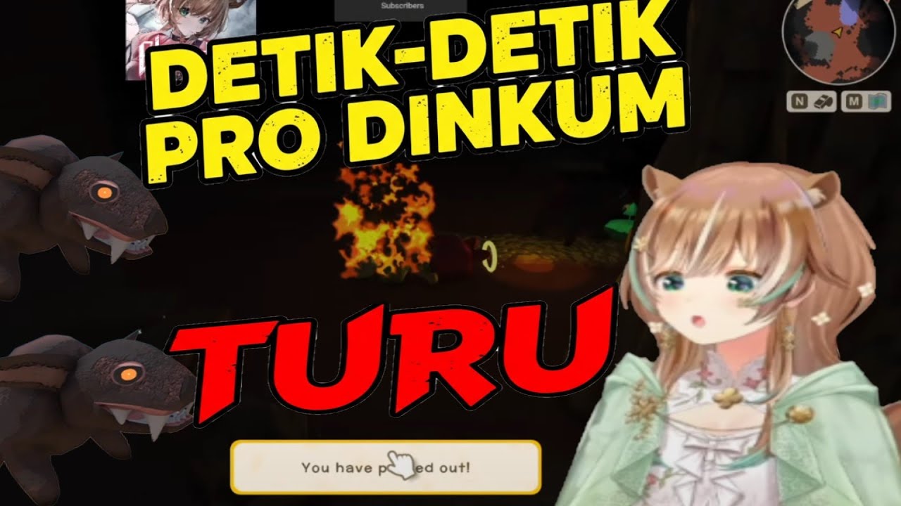 detik detik Pro Player Dinkum Turu di tambang [@Ayunda Risu hololive-ID]