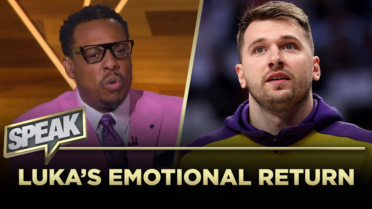 Paul Pierce reacts to Luka’s dominant 45-point night in his emotional return to Dallas | SPEAK