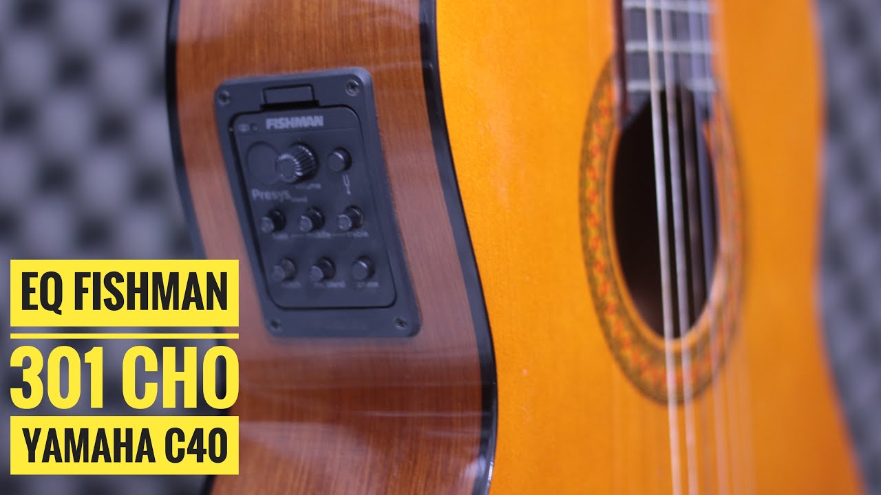 Lắp Eq guitar - Eq fishman 301 cho yamaha C40