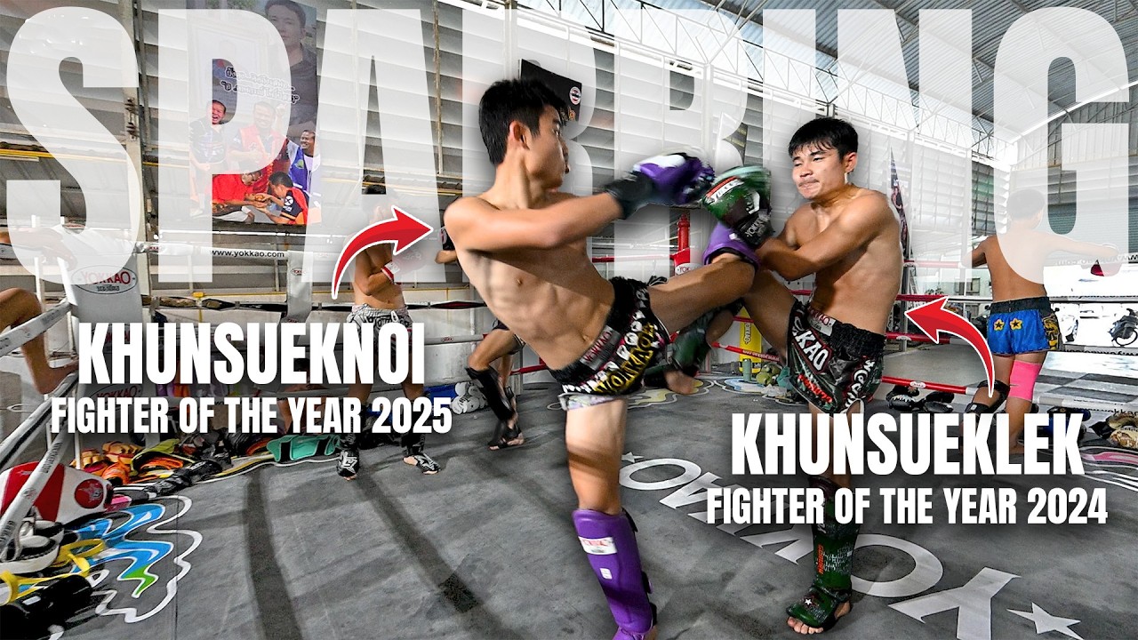 Best Muay Thai Sparring You’ll See Today | Fighter of the Year Twins | Khunsueklek vs Khunsueknoi