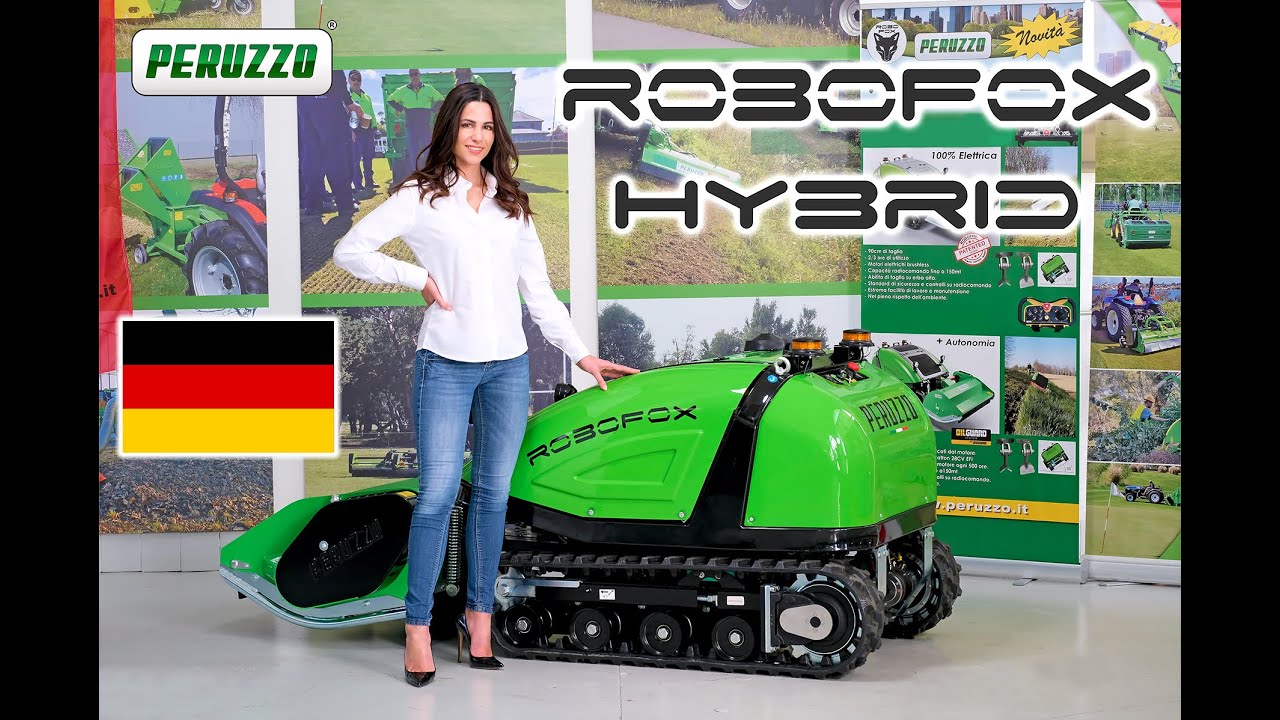 Selbstfahrender, ferngesteuerter Schlegelmäher mod. ROBOFOX-HYBRID PERUZZO