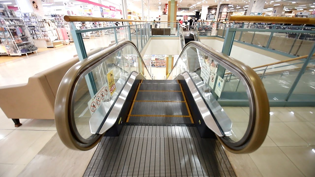 【三菱製】ゆめタウン光の森　降りエスカレーター
