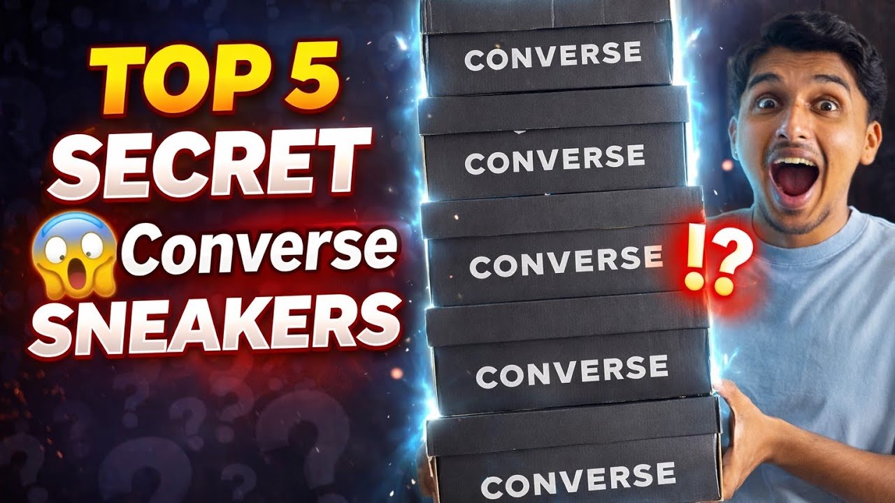 Топ-5 кроссовок CONVERSE, которые вы никогда не видели.