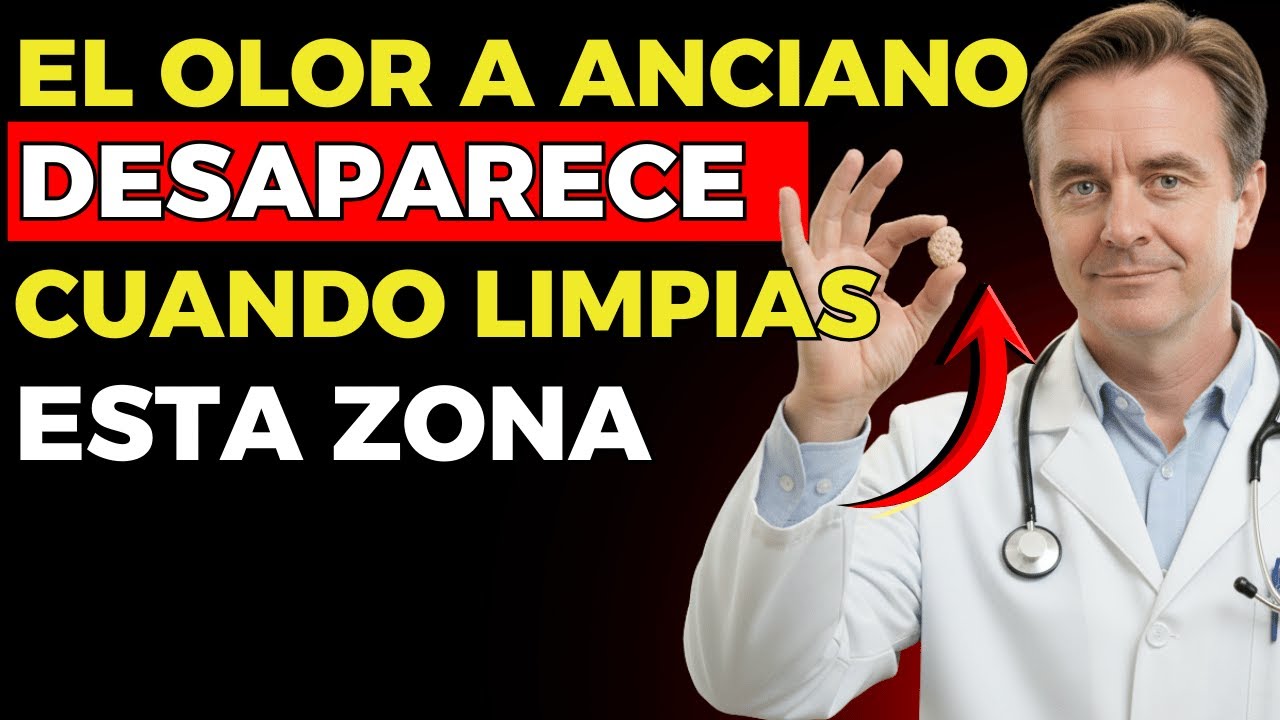 ¿Mal olor al envejecer? ¡Limpia bien ESTA PARTE!