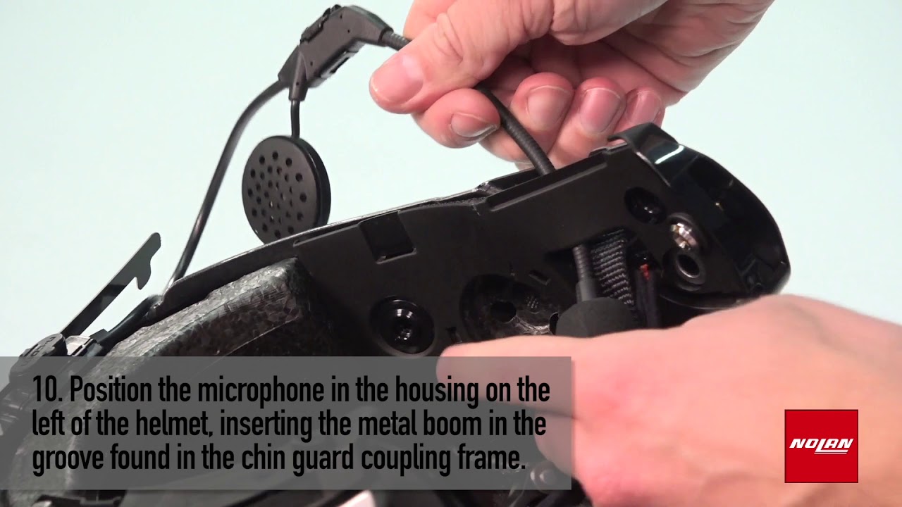 Nolan N-Com Helmet Installation Guide