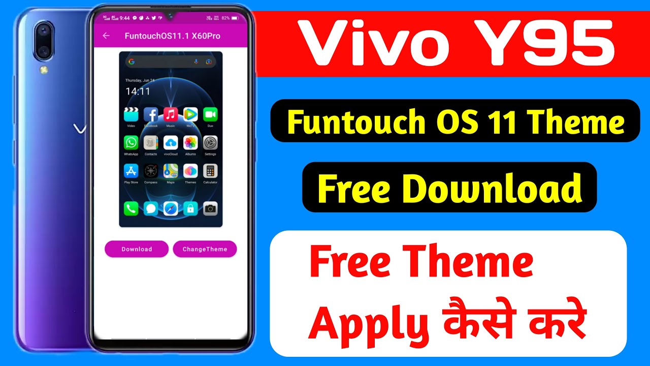 Vivo y95 Funtouch OS 11 Theme Free Mein Download | Vivo y95 Free Download Funtouch OS 11 Theme Apply