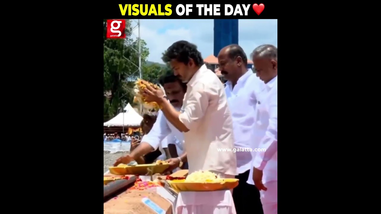 Visuals Of The Day ❤️CM Vijay - Mettur Dam Open...
