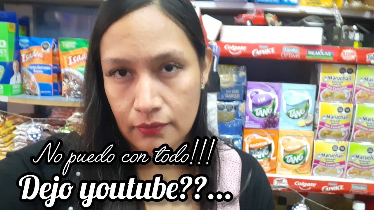 YA NO PUEDO MÁS!! DEJO YOUTUBE??