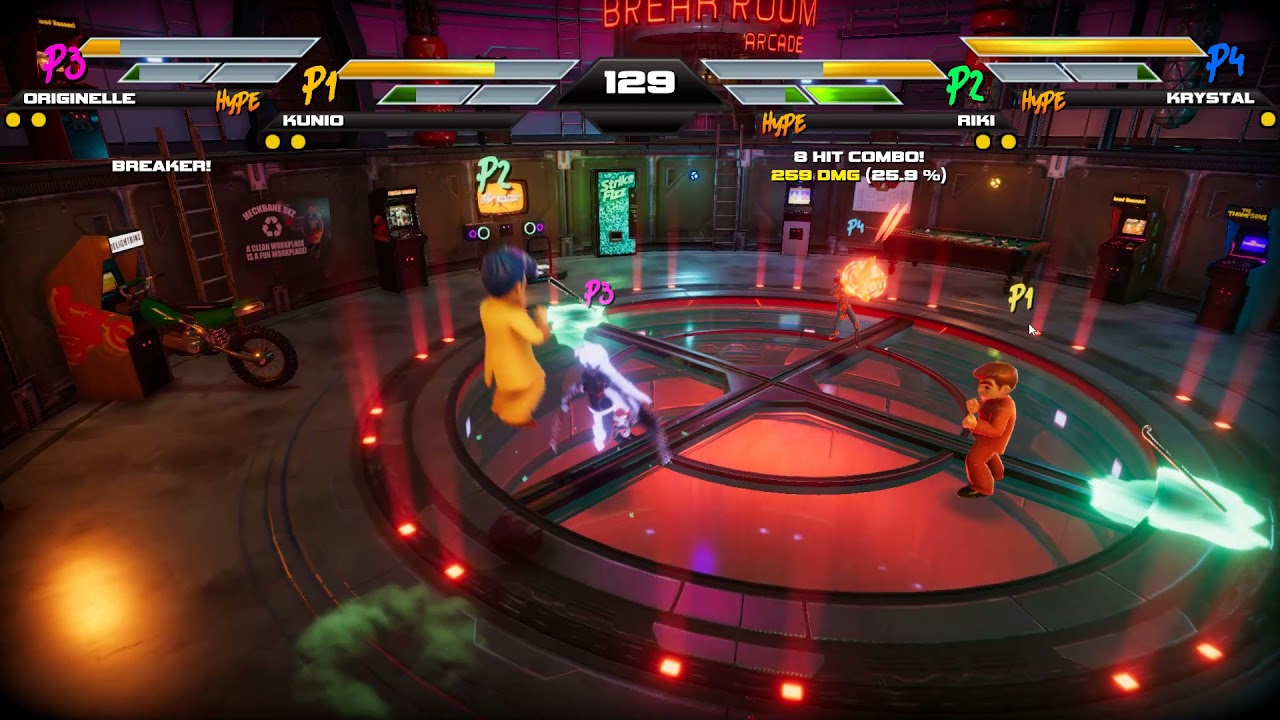 Mighty Fight Federation Kunio & Riki Pack Gameplay (PC Game)