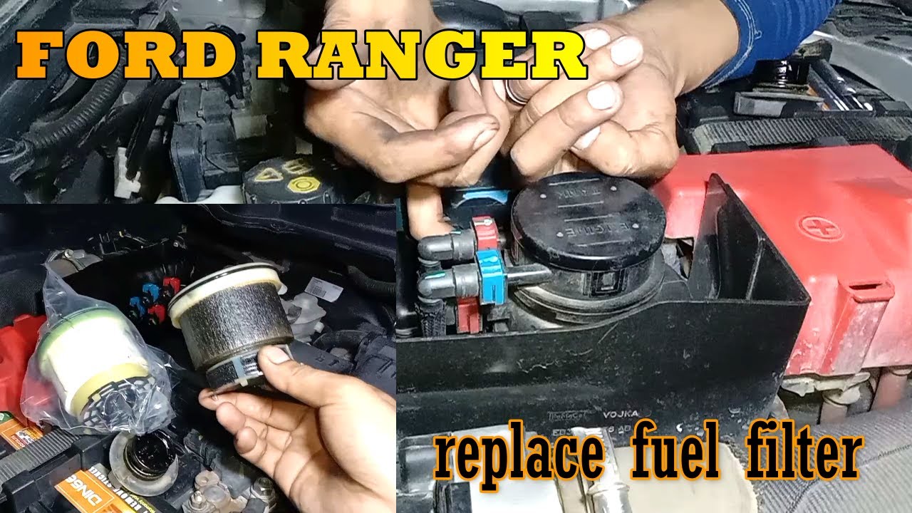 How to replace fuel filter Ford Ranger / Everest.