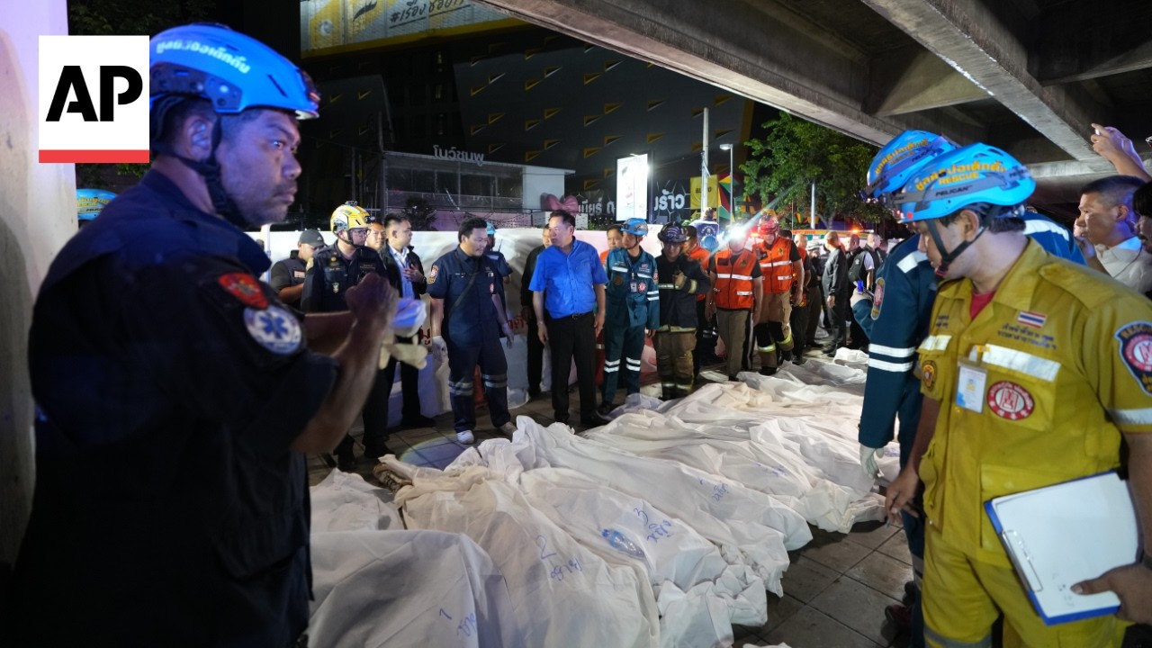 At least 27 dead after a fire breaks out at a pub in Bangkok