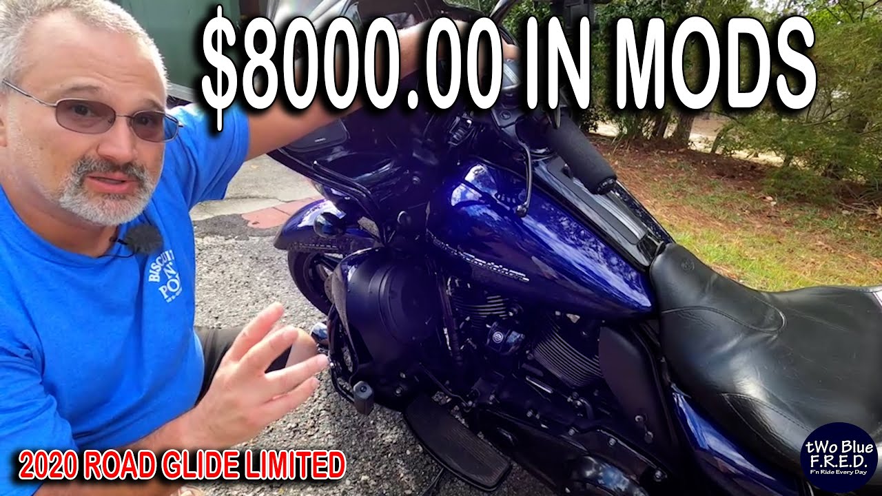 ROAD GLIDE LIMITED MODS - OVER $8000 IN MODS AND ACCESSORIES