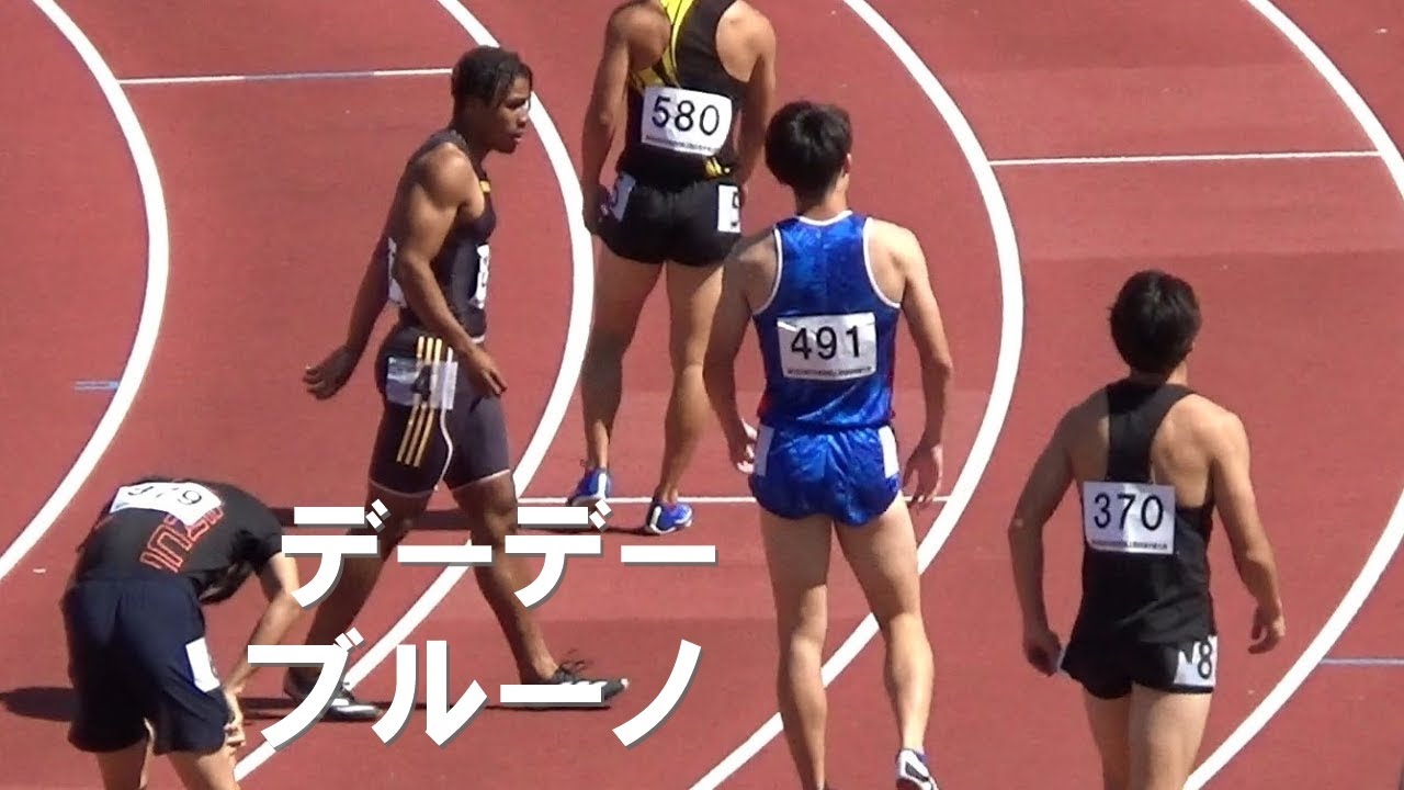 準決・決勝 男子100m 東日本実業団陸上2024