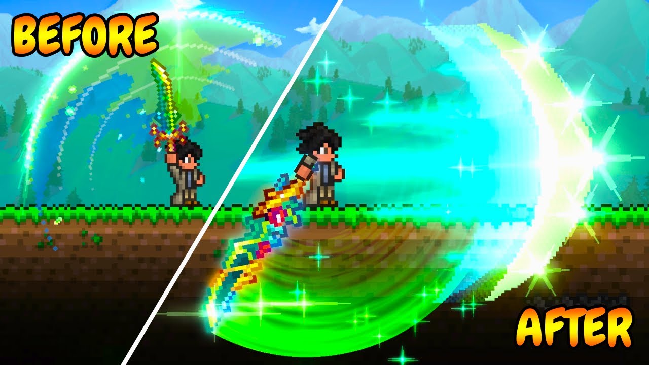 Terraria, But ALL Swords Are REWORKED...