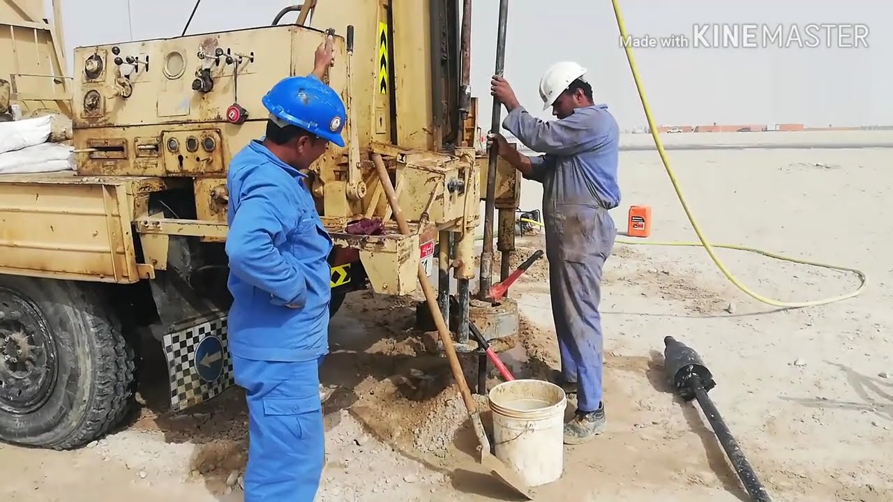 Soil test Sample  by drilling