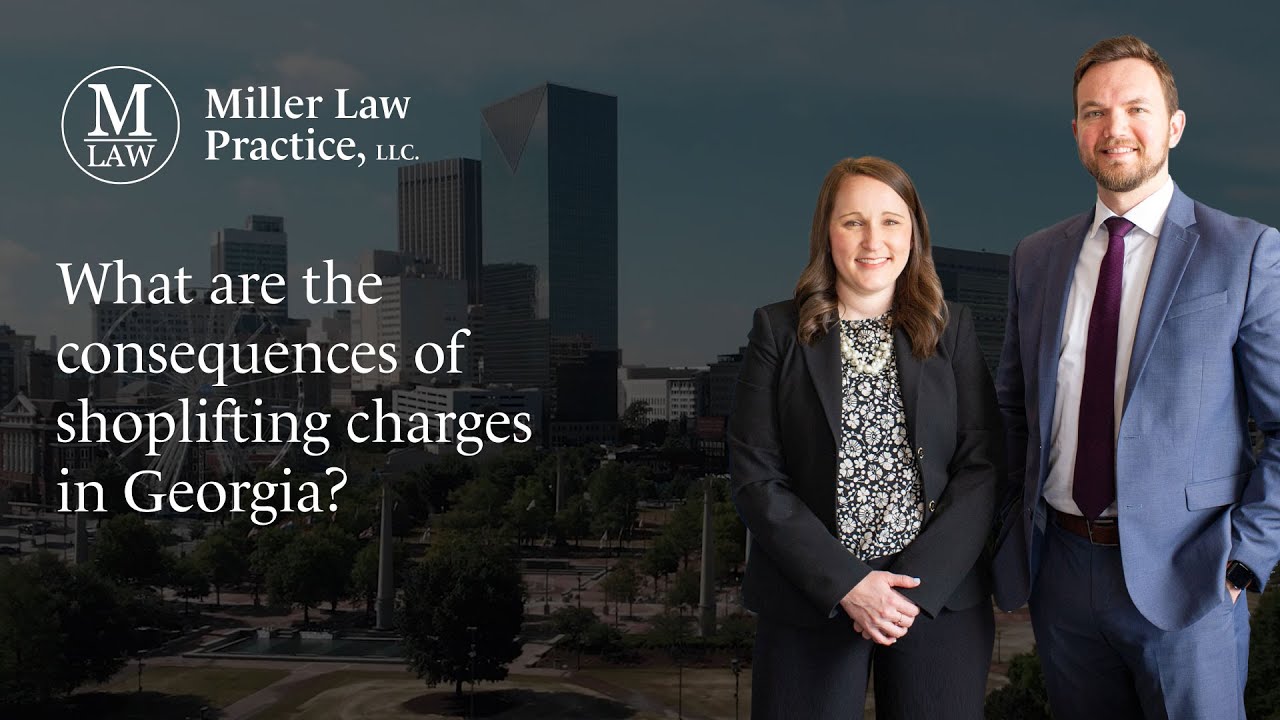 What are the consequences of shoplifting charges in Georgia?