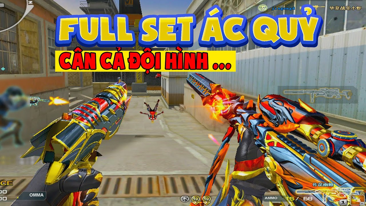 ► Bình luận CfQQ - Full set M200 demon + Lục Vip - Huỷ diệt cả bản đồ - Tú lê