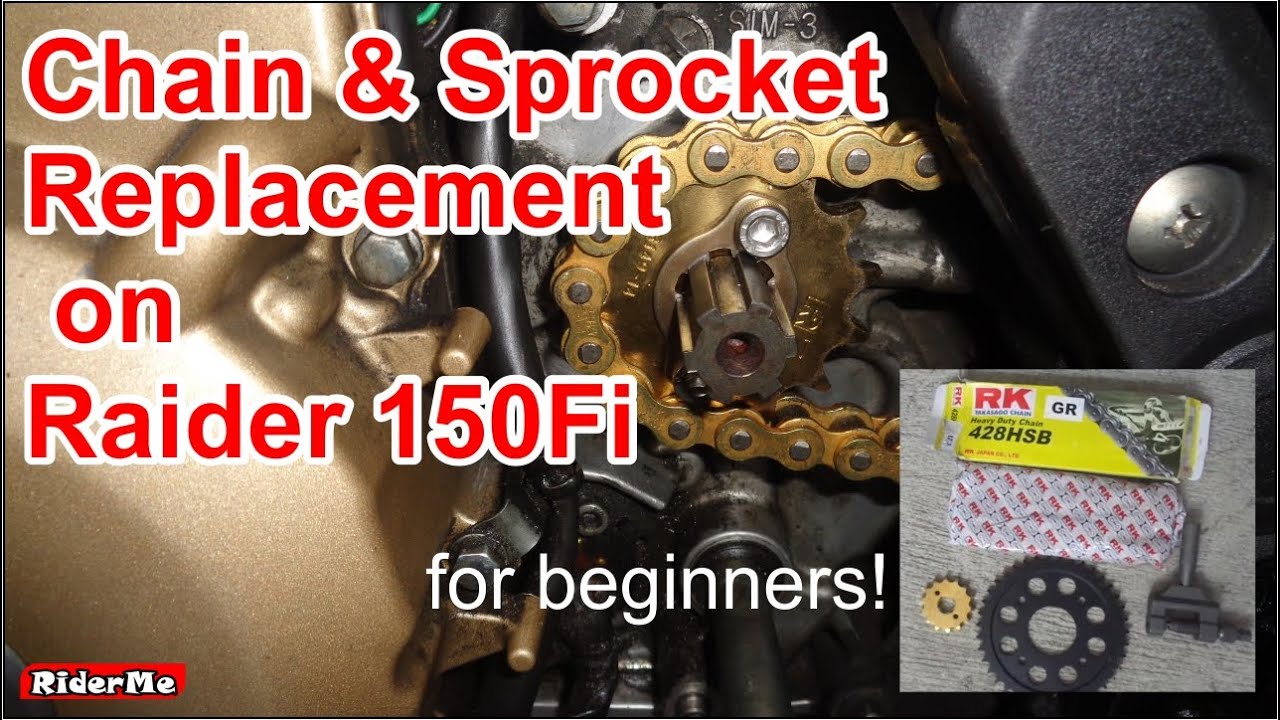 Chain Set Replacement on Raider 150Fi | Palit Stock ng Kadena at Sprocket