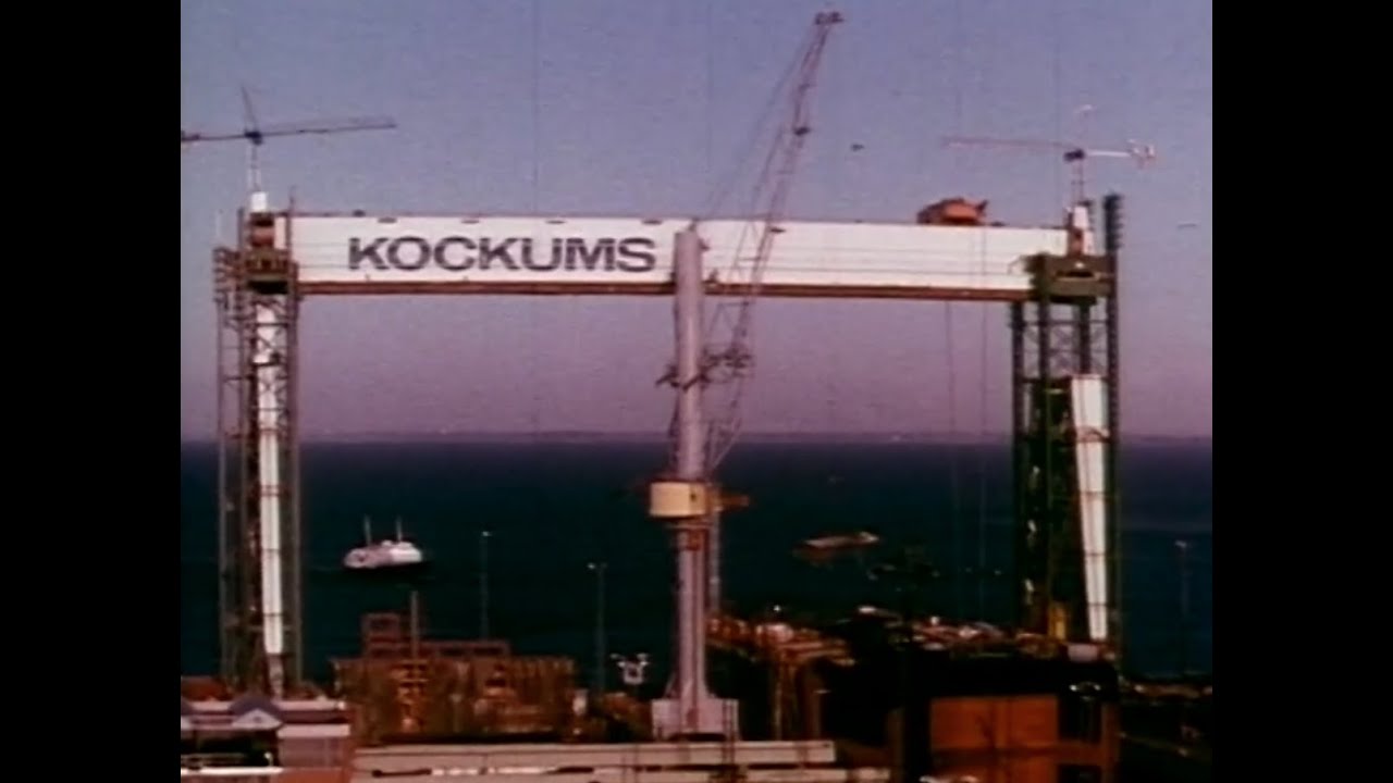 Kockumskranen, Malmö. 1974