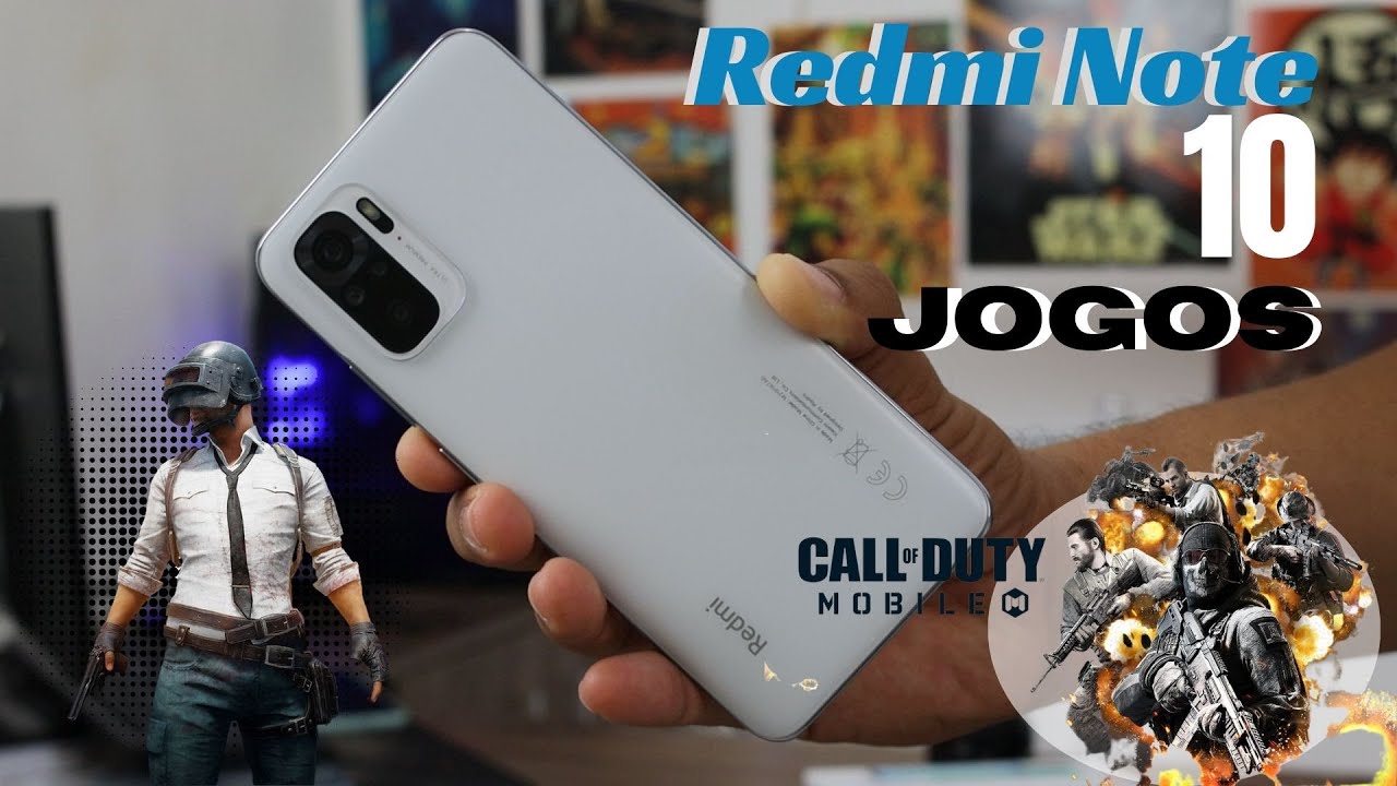 Redmi Note 10 &eacute; Bom pra JOGOS? (Teste de jogos PUBG e Call Of Duty)