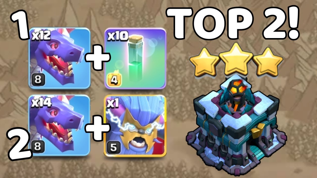 Ataque CV13: 3 Estrelas Fácil! Fecha em Guerra/Liga/Ranked (Clash of Clans)