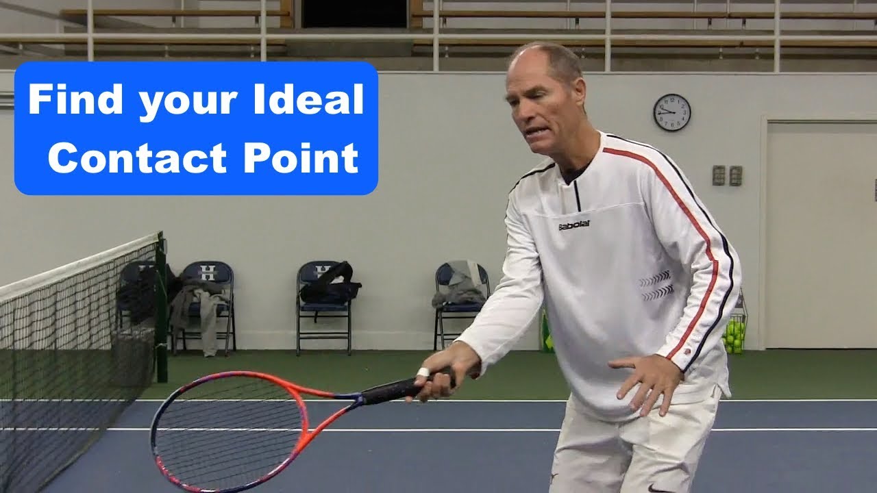 Tennis Instruction: Find the Ideal Contact Point and Take your Game to the Next Level