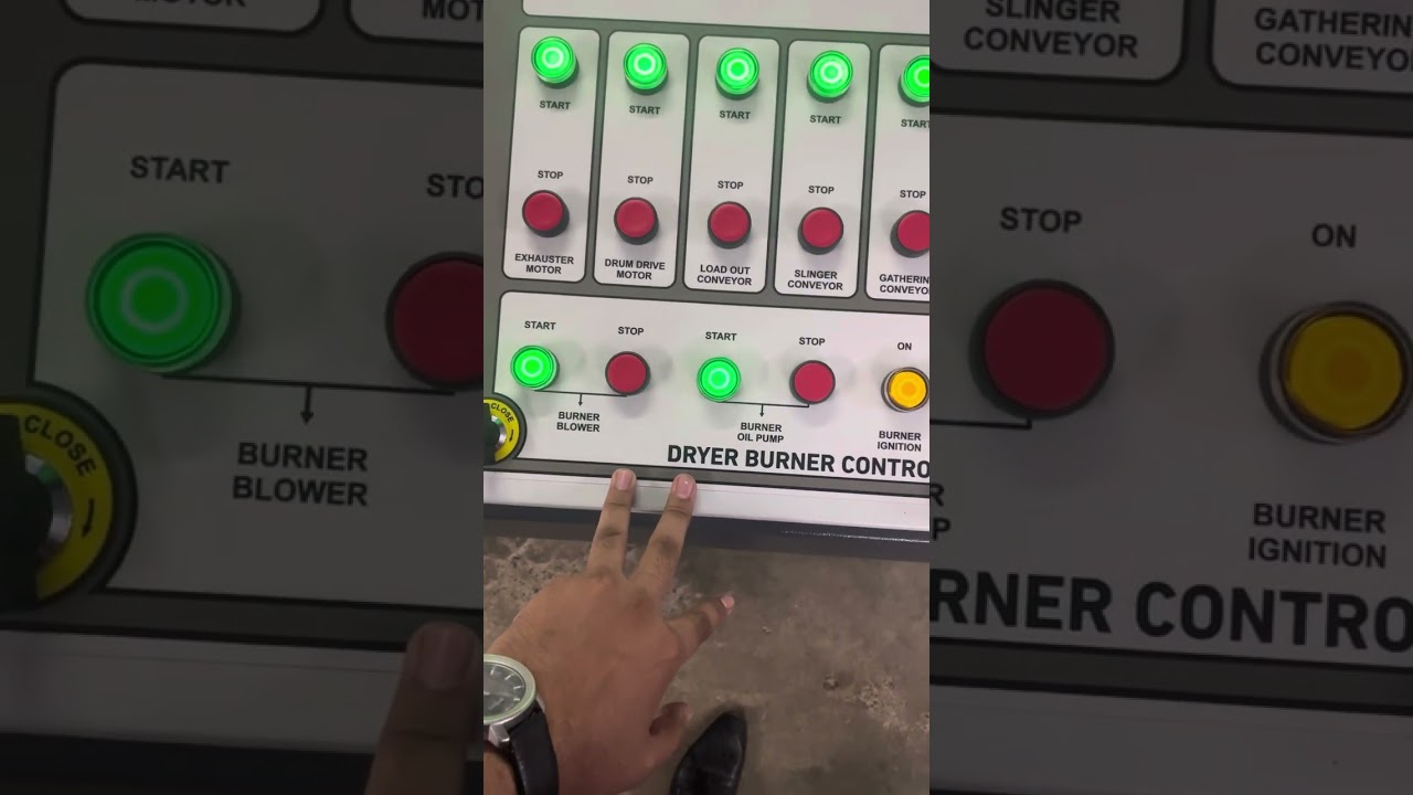 Drum Mix Plant Control Panel | #hotmixplant  #asphaltplant #roadconstructionmachinery  #drummixplant