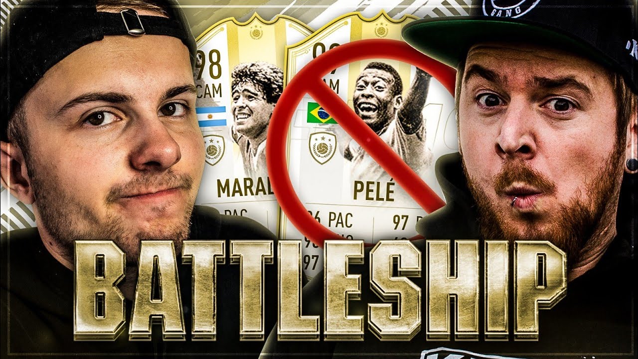 Pele vs Maradona BATTLESHIP WAGER 🔥😱 ICON DISCARD FAKE 😂 vs Gamerbrother FIFA 19