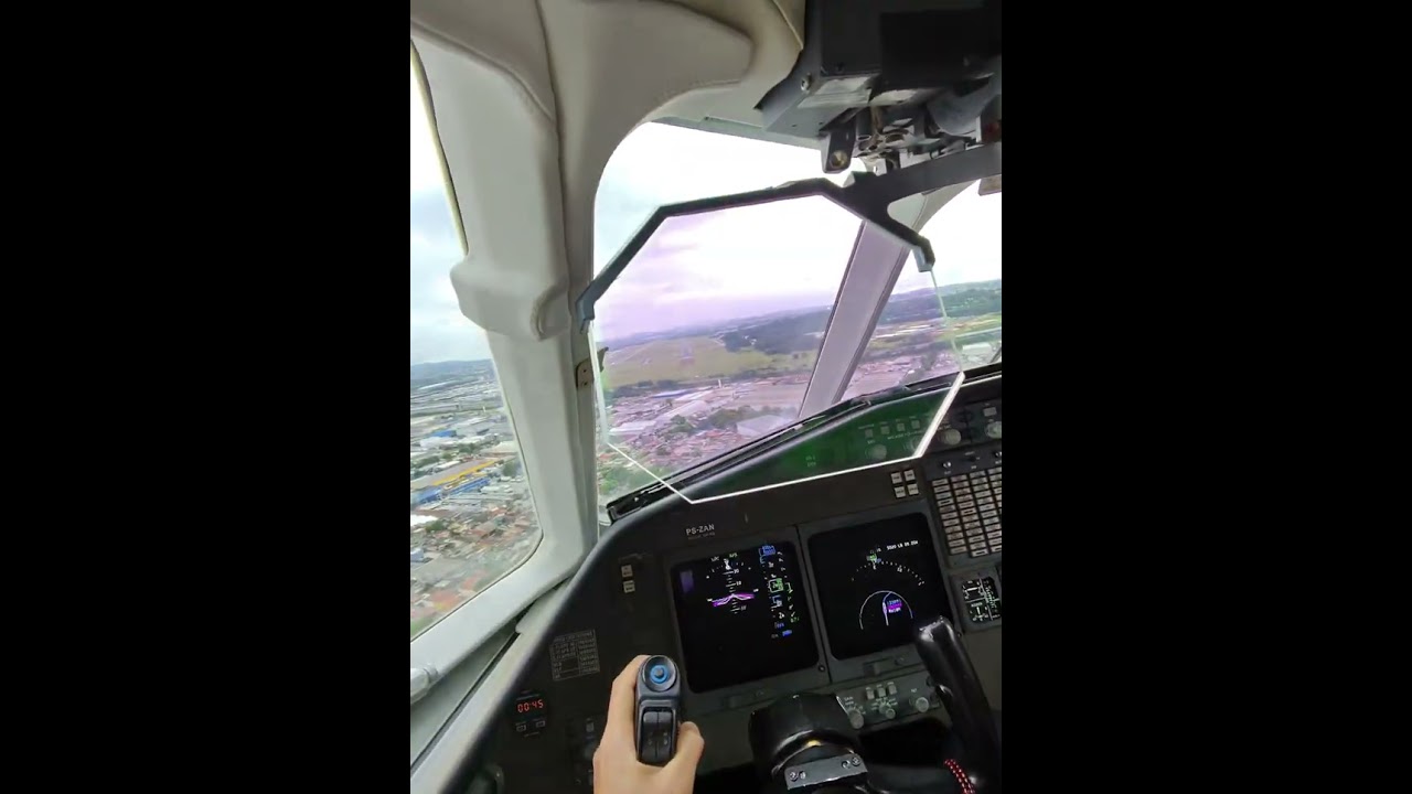 SBGR - GRU - Guarulhos International airport - Dassault Falcon 2000 landing
