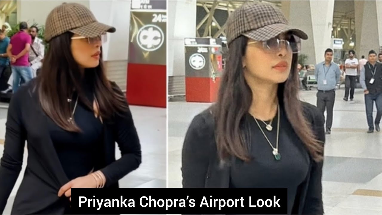 Priyanka Chopra Snapped At Delhi Airport On Her Way To LA | Priyanka Chopra