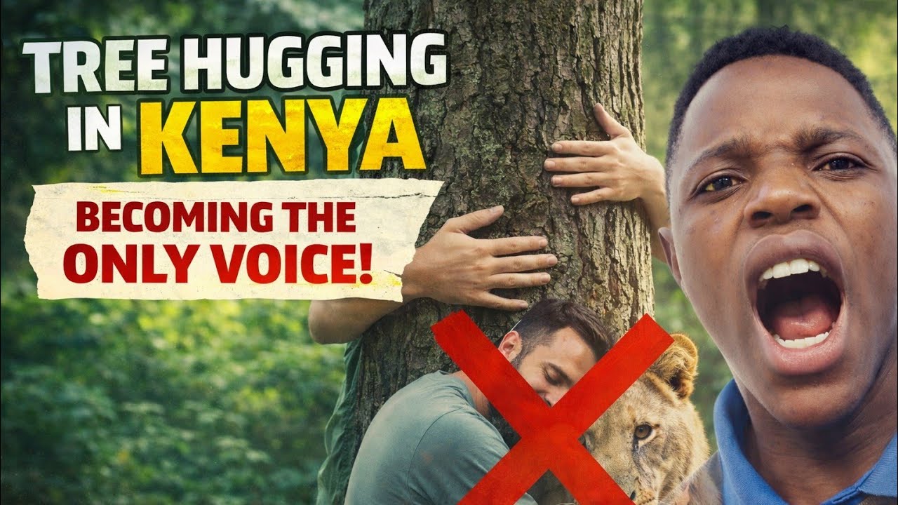 HUG A LION OR HUG THE TREE  