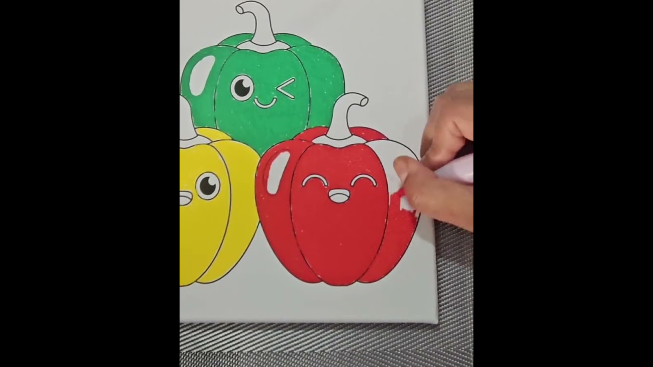 Capsicum 🫑 | coloring 