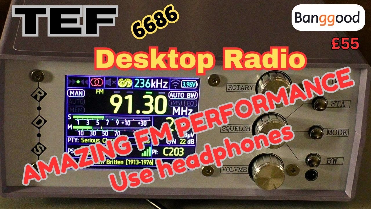TEF 6686 Desktop Radio. Well I did NOT expect this performance  ! #radio