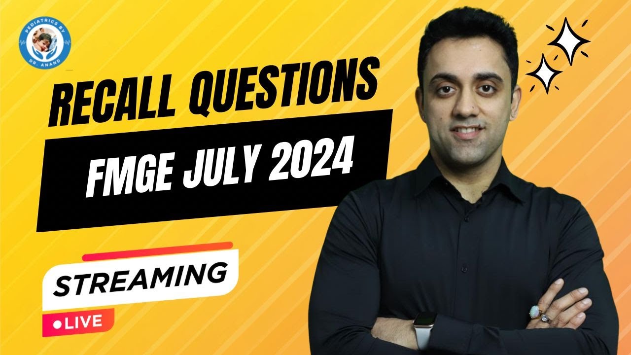 FMGE 2024 RECALL PEDIATRICS